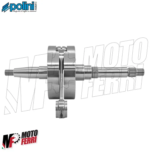 MF9797 Albero Motore Polini PRE4 100 cc Corsa 47 Spalle Piene ZIP SP 50 2T H20