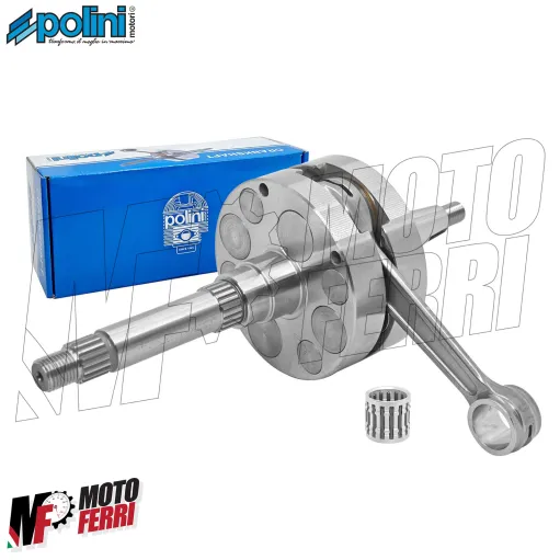 MF9797 Albero Motore Polini PRE4 100 cc Corsa 47 Spalle Piene ZIP SP 50 2T H20