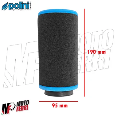MF9801 Filtro Aria AIR BOX Polini Evolution per Carburatore CP 60 con Flangia