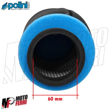 MF9801 Filtro Aria AIR BOX Polini Evolution per Carburatore Dellorto VHST 30