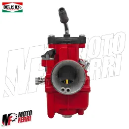 MF9749 Carburatore Dellorto VHST 28 BS Rosso Aria Manuale Vespa Valvola Piatta 2