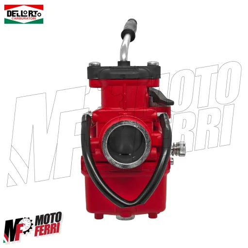 MF9749 Carburatore Dellorto VHST 28 BS Rosso Aria Manuale Vespa Valvola Piatta
