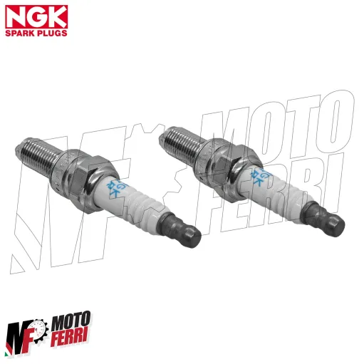 MF2051 Kit 2 Candele NGK MR9DI-7 Aprilia RS Tuono Tuareg 660 da 2020 a 2025 E5+