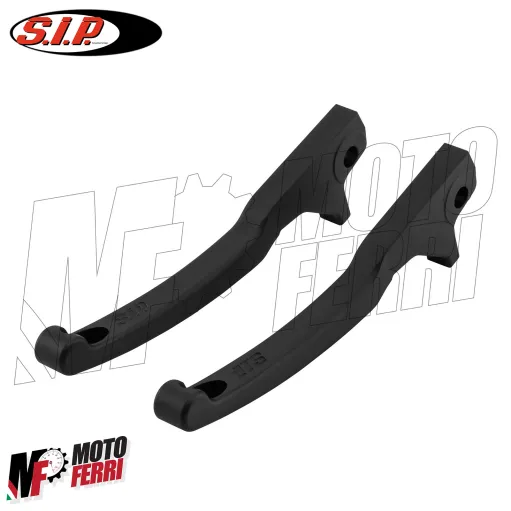 MF9806 Coppia Leve Freno Nero Opaco CNC SIP Vespa GTS 125 300 Super 2023 2024