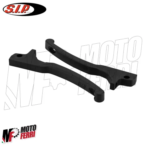 MF9806 Coppia Leve Freno Nero Opaco CNC SIP Vespa GTS 125 300 Super 2023 2024