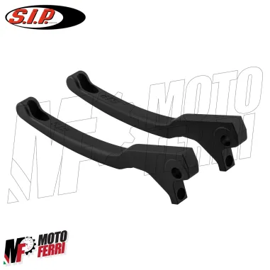 MF9806 Coppia Leve Freno Nero Opaco CNC SIP Vespa GTS 310 Super E5+ 2025 2026