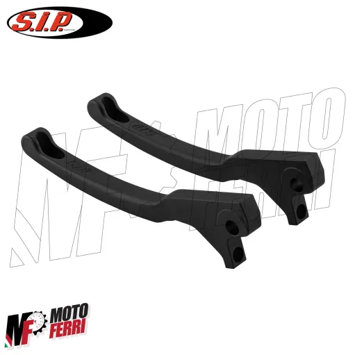 MF9806 Coppia Leve Freno Nero Opaco CNC SIP Vespa GTS 310 Super E5+ 2025 2026