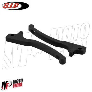MF9806 Coppia Leve Freno Nero Opaco CNC SIP Vespa GTS 310 Super E5+ 2025 2026