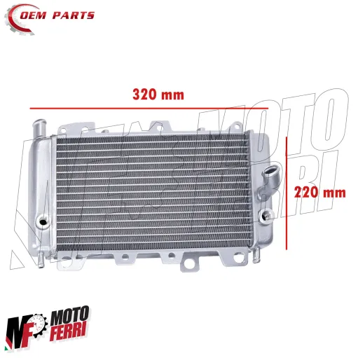 MF9809 Radiatore Acqua Gilera Runner VX VXR 125 180 200 2T da 2001 a 2004