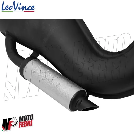 Marmitta Leovince Racing Vespa 50 Special R L N Mot 75 90 102 115 Cuffia Bassa