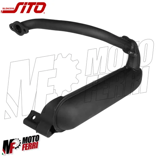 Marmitta Sito Siluro Nera Vespa 50 Special R L N 125 ET3 Primavera Motore a 130