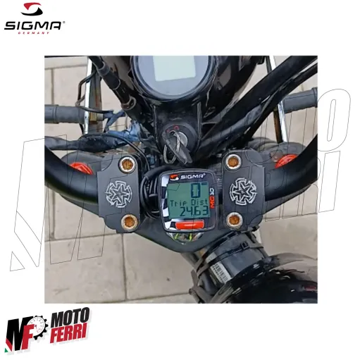MF9812 Contachilometri Tachimetro Digitale SIGMA MC10 Moto Scooter fino 399 km/h