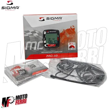 MF9812 Contachilometri Tachimetro Digitale SIGMA MC10 Moto Scooter fino 399 km/h