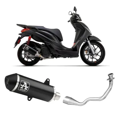 MF2574 Marmitta ARROW Dark Piaggio Medley 125 150 dal 2020 al 2024