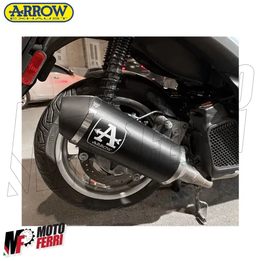 MF2574 Marmitta ARROW Dark Piaggio Medley 125 150 dal 2020 al 2024