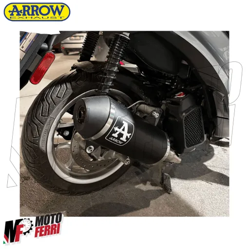 MF2574 Marmitta ARROW Dark Piaggio Medley 125 150 dal 2020 al 2024