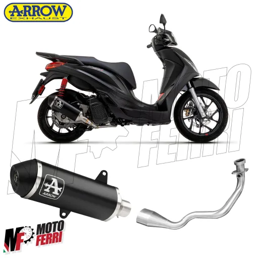 MF2574 Marmitta ARROW Dark Piaggio Medley 125 150 dal 2020 al 2024