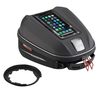 MF3243 Borsa GIVI Tanklock Serbatoio 6 Litri Moto ST611+ Porta Smartphone