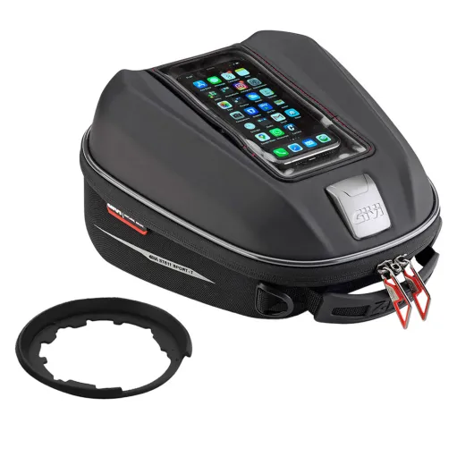 MF3243 Borsa GIVI Tanklock Serbatoio 6 Litri Moto ST611+ Porta Smartphone