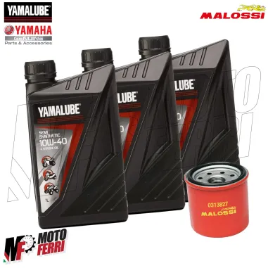 MF2420 Kit 3lt Olio Yamalube 10W40 Filtro Malossi 530 560 TMAX da 2017 a 2025