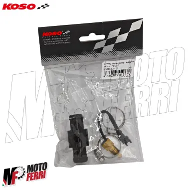MF3414 Raccordo Tubo Acqua Koso Sensore Temperatura 16 mm con Adattatore