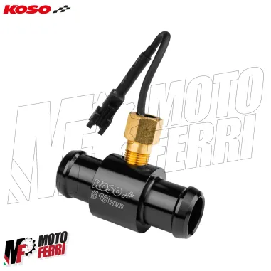 MF3414 Raccordo Tubo Acqua Koso Sensore Temperatura 18 mm con Adattatore