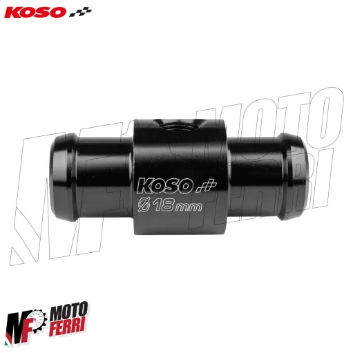 MF3414 Raccordo Tubo Acqua Koso Sensore Temperatura 18 mm con Adattatore