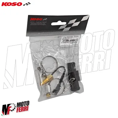 MF3414 Raccordo Tubo Acqua Koso Sensore Temperatura 18 mm con Adattatore