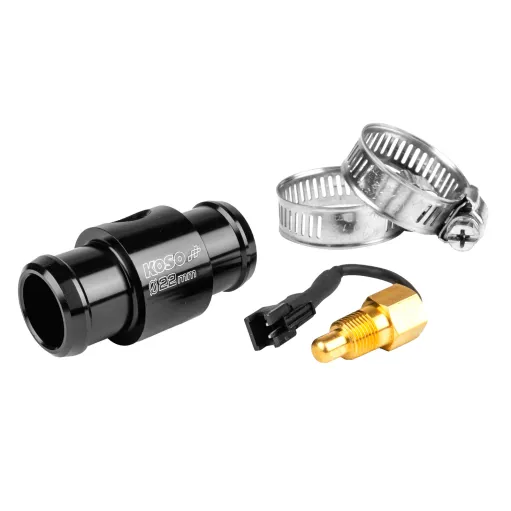 MF3414 Raccordo Tubo Acqua Koso Sensore Temperatura 22 mm con Adattatore