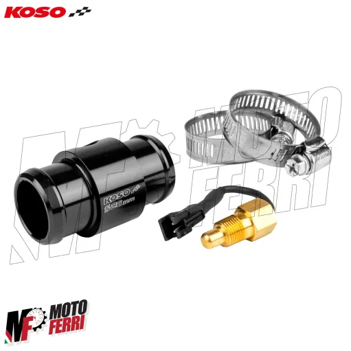 MF3414 Raccordo Tubo Acqua Koso Sensore Temperatura 26 mm con Adattatore