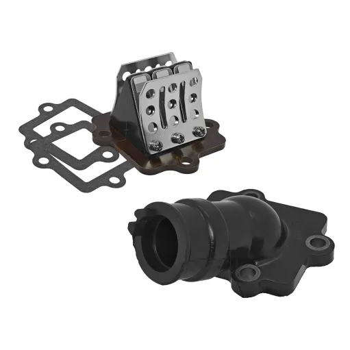 MF3411 Valvola Lamellare e Collettore Aspirazione MBK Nitro Ovetto 50 2T