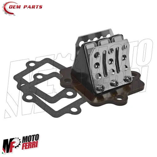 MF3411 Valvola Lamellare e Collettore Aspirazione MBK Nitro Ovetto 50 2T