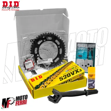 MF9150 Kit Trasmissione DID Yamaha XT 600 E EB EV Corona Pignone da 1989 a 2002
