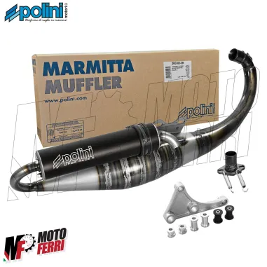 MF4886 Marmitta Scarico Polini For Race 5 MBK Booster Spirit NG Rocket 50 2T