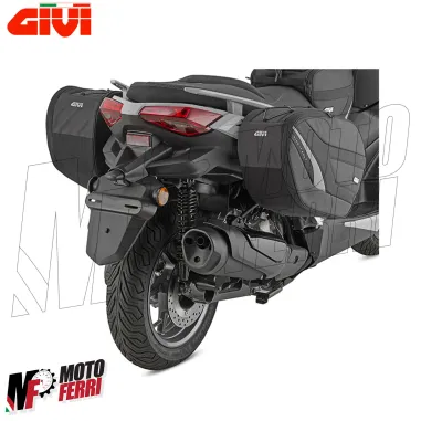 MF3418 Borse Laterali GIVI EASY10 27/35LT Espandibili Porta Oggetti Moto Scooter