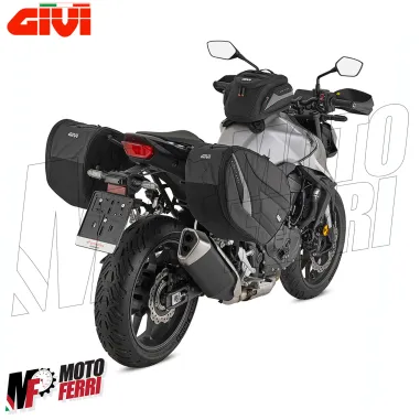 MF3418 Borse Laterali GIVI EASY10 27/35LT Espandibili Porta Oggetti Moto Scooter