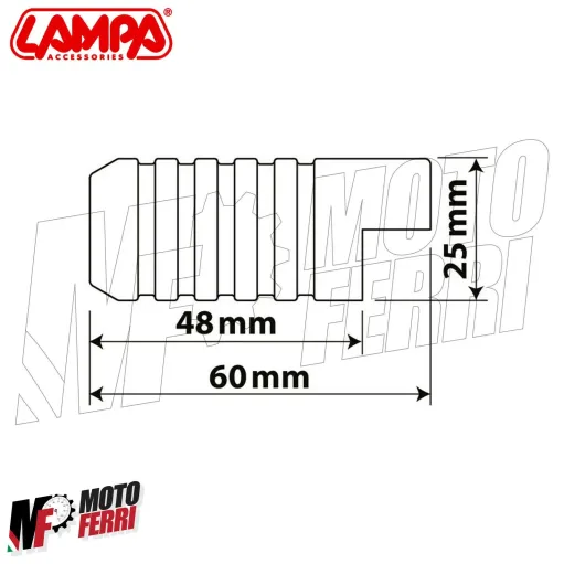 MF2449 Coprileva Lampa Copri Leva Cambio Moto Protezione Salva Scarpa Gomma