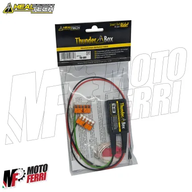 MF8145 Thunder Box HEALTECH Hub Alimentazione 12V 16A Moto Scooter 1 Attacco