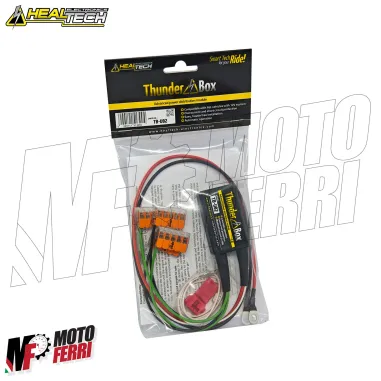 MF9833 Thunder Box HEALTECH Hub Alimentazione 12V 16A Moto Scooter 2 Attacco