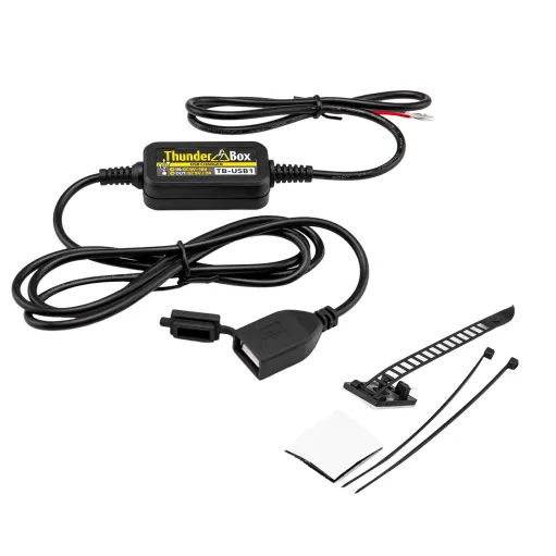 MF9834 Thunder Box HEALTECH USB Alimentazione 12V 16A Moto Scooter 1 Attacco