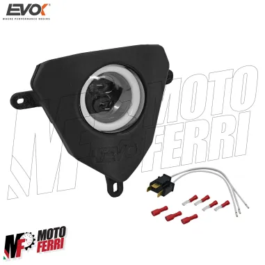MF8177 Faro Fanale Anteriore Evok 2 Lenti Iron Led Beta RR 350 390 430 480 4T