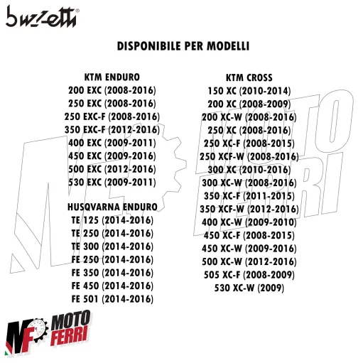 MF4290 Cavalletto Laterale Buzzetti KTM Cross XC W F 150 200 250 300 350 400 450