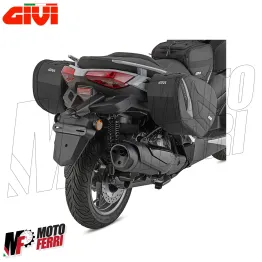 MF2943 Borse Laterali GIVI EASY11 18/25LT Espandibili Porta Oggetti Moto Scooter 2