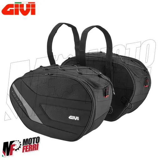MF2943 Borse Laterali GIVI EASY11 18/25LT Espandibili Porta Oggetti Moto Scooter
