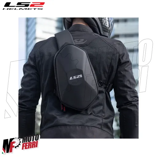 MF9853 Borsa Borsello a Tracolla LS2 Shield 4 LT Porta Oggetti Moto Shoulder Bag