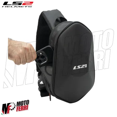 MF9853 Borsa Borsello a Tracolla LS2 Shield 4 LT Porta Oggetti Moto Shoulder Bag