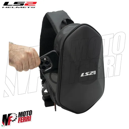 MF9853 Borsa Borsello a Tracolla LS2 Shield 4 LT Porta Oggetti Moto Shoulder Bag
