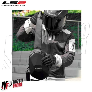 MF9853 Borsa Borsello a Tracolla LS2 Shield 4 LT Porta Oggetti Moto Shoulder Bag