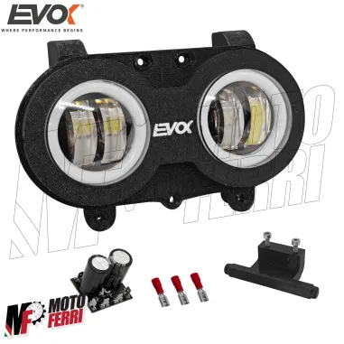 MF6946 Faro Fanale Led MBK Booster Spirit R Yamaha Angel Eye Anteriore by EVOK
