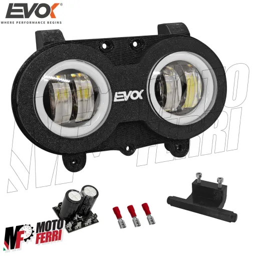 MF6946 Faro Fanale Led MBK Booster Spirit R Yamaha Angel Eye Anteriore by EVOK